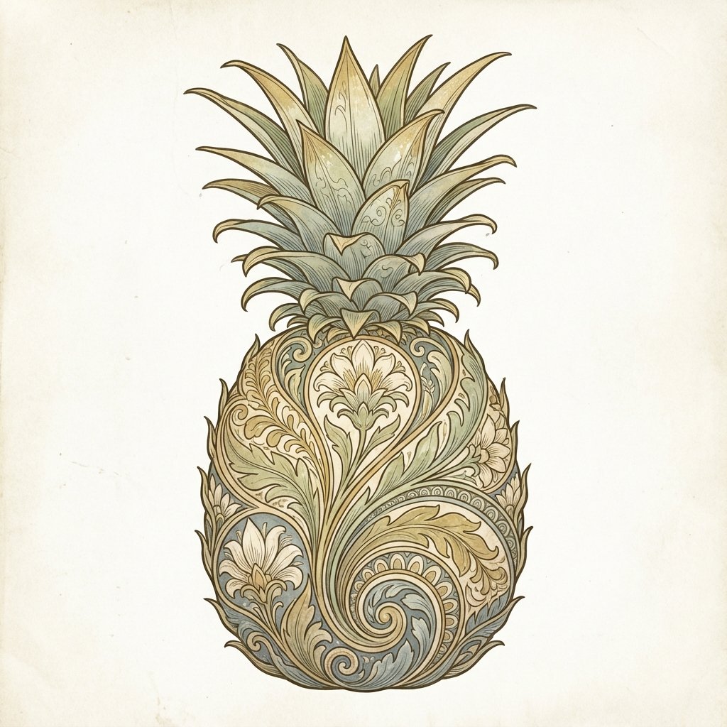 パイナップルのイラスト