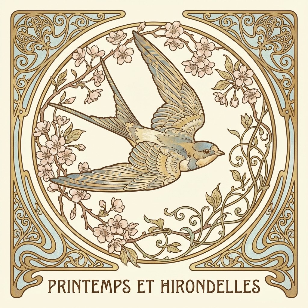 ツバメのモチーフ